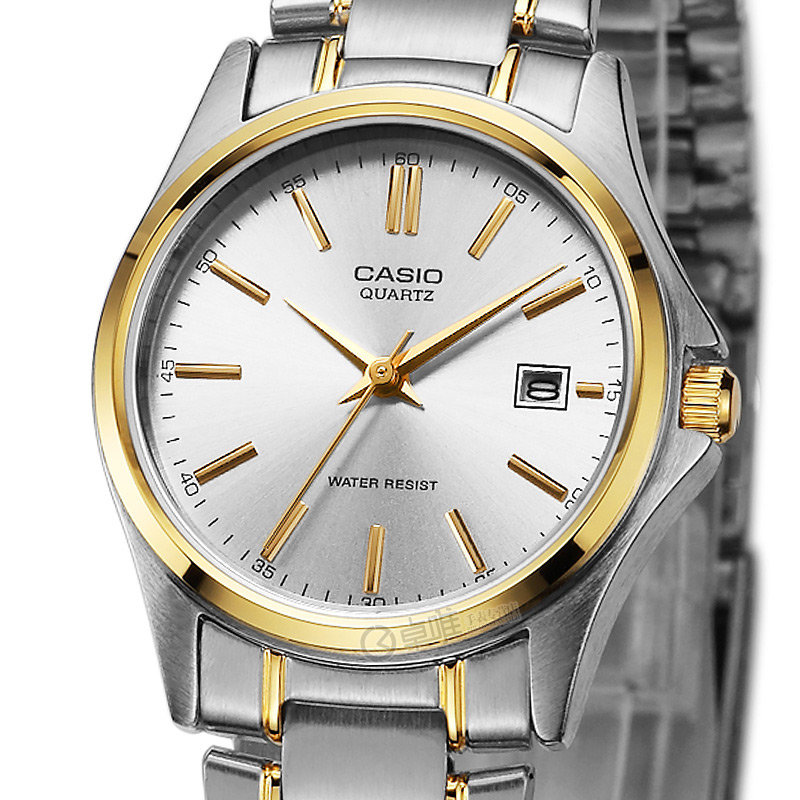 卡西欧casio女式手表 女士简约优雅石英女表(ltp-1183g-7a)