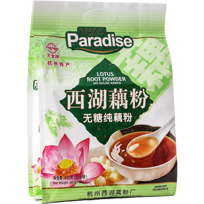 天堂无糖纯藕粉480g杭州特产西湖藕粉