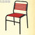 天尚*健康椅职员椅办公家具椅子人体工程学电脑椅麻将椅橡皮筋椅(双层红色)第2张高清大图