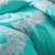 帝嘉 韩式蕾丝全棉四件套 公主风纯色被套床单套件 1.5米床 1.8米床 2.0米床(恋夏-水兰)第4张高清大图