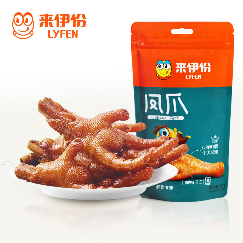 来伊份凤爪210g休闲小吃