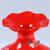 德化陶瓷复古摆件欧式花瓶家居客厅装饰品大号花瓶瓷器(21cm荷口瓶双龙戏珠-红)第5张高清大图