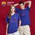 巴塞罗那官方商品丨巴萨周边 男女通用 插肩袖球衣梅西球迷T恤衫(蓝色 3XL)第2张高清大图