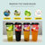 印象派果汁饮料组合装3瓶（百香果/西柚/柠檬3个口味各一瓶   ）第2张高清大图
