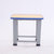 永岩钢木 蓝色封边固定式学生方凳 YY-0036(蓝色封边（可指定）)第4张高清大图