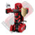 星辉Rastar奔驰遥控变形机器人RS战警一键遥控变形车金刚儿童玩具车(红色)第3张高清大图
