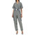 MaxMara女士灰色收腰连体裤 12460119600-00236灰 时尚百搭第5张高清大图