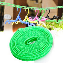 雨花泽（Yuhuaze）栅栏式5米晒衣绳 防风防滑梯形晾衣绳（绿色） YHZ-90390