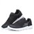 Skechers斯凯奇男鞋新款轻便跑步鞋 舒适减震网布运动鞋 55299(黑色/白色 42)第2张高清大图