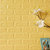 爱舍东方强3d立体加厚墙贴客厅卧室墙纸自粘创意电视背景墙砖纹壁纸儿童防撞自粘贴纸（其他颜色可询客服）0.7m*0.77m(温暖橘黄)第2张高清大图