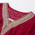 2021春季新款肥mm显瘦时尚裙子大码女装气质V领遮肚子连衣裙53038(红色 L)第4张高清大图
