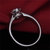 梦克拉Mkela 白18K金钻石戒指60分钻石戒指F-G色 钻石女戒 体会 求婚戒第4张高清大图