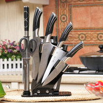 张小泉孔雀尾厨房菜刀具组合套刀七件套 剪刀D30150100