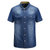 夏装新款战地吉普AFS JEEP纯棉牛仔短袖衬衫8622男半袖衬衫大版(浅蓝色 XL)第2张高清大图