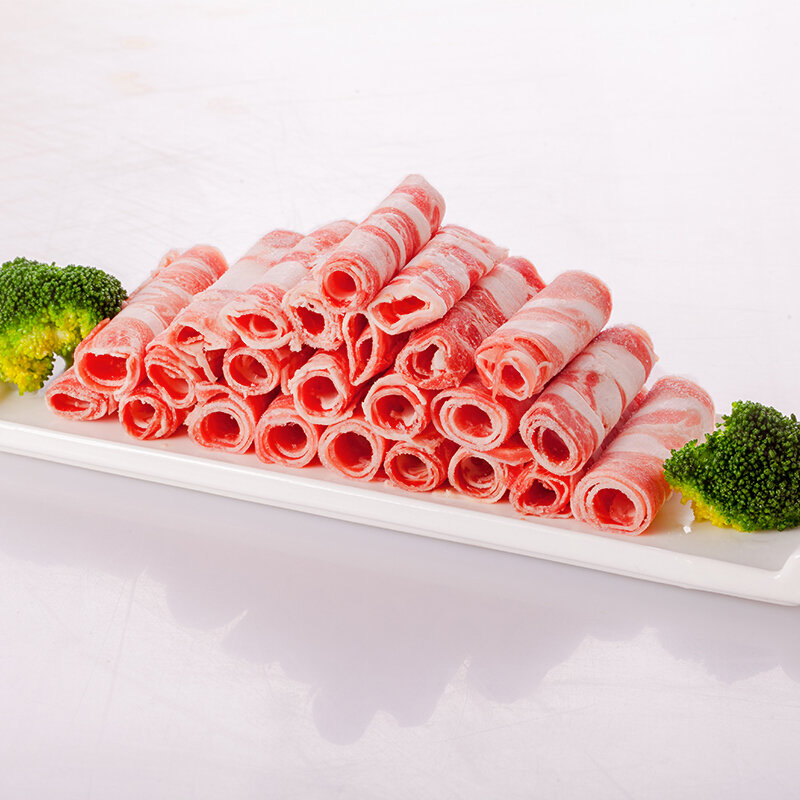 皓月国内生产香醇肥牛肉卷肉片480g袋火锅食材生鲜国美超市甄选