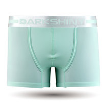 DarkShiny 电脑立体剪裁 彩虹糖果多色 男式平角内裤「HOCL10」(浅绿 L)