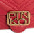 PINKO女士字母金属卡扣斜挎包1P21UW-Y6JJR72红色 时尚百搭第7张高清大图