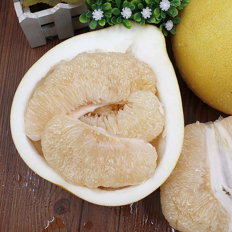 远达福建平和白心蜜柚2个装中果大约5斤皮薄肉嫩果