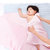 全棉时代婴儿浴巾6层95*95cm粉色1条/盒包边款 国美超市甄选第3张高清大图