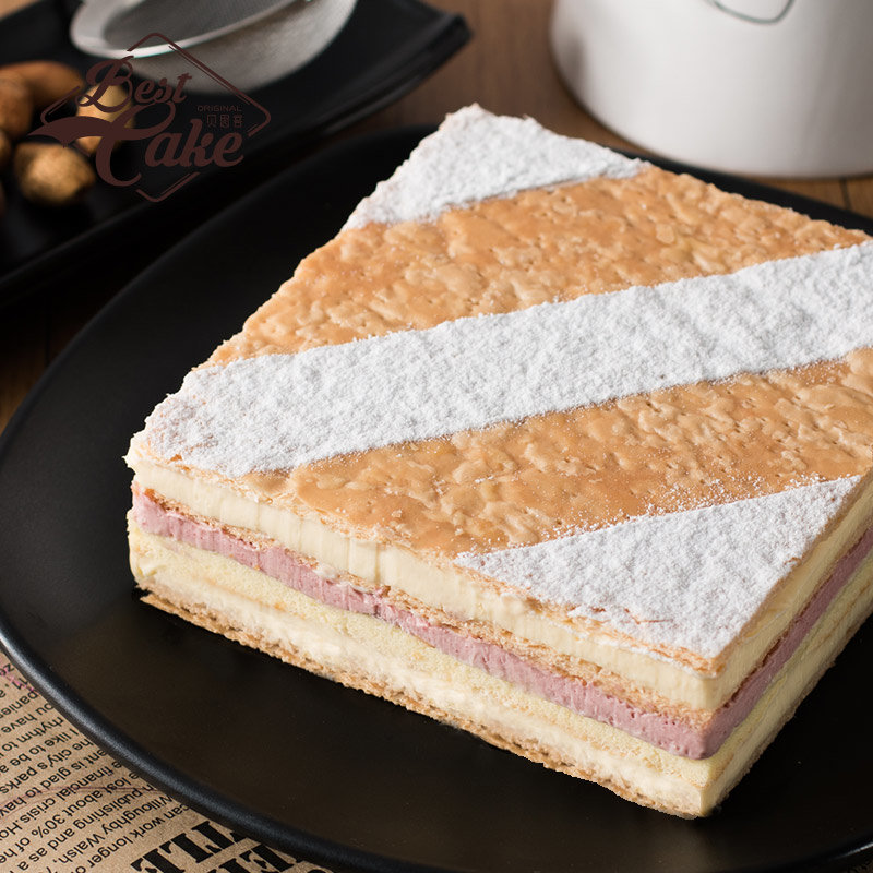 贝思客生日蛋糕经典拿破仑1.2/2.2/3.2/6.0磅礼盒装(6.0磅)