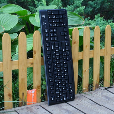 罗技（Logitech） K120有线键盘 USB电脑台式笔记本家用办公游戏防水