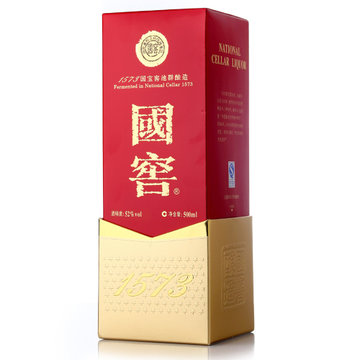 真快乐自营 中国白酒 泸州老窖52度国窖1573系列500ml