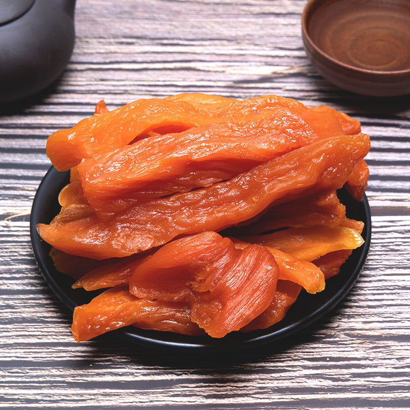 网红特级农家原味倒蒸地瓜干500g 特选软糯红薯条番薯干带皮小香薯干