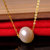 梦克拉Mkela 18k金珍珠项链 年华 单颗淡水珍珠挂坠第3张高清大图