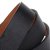 诗薇儿 牛皮平滑扣皮带 时尚休闲 新款韩版男士牛皮腰带(05-GM10063B黑色)第5张高清大图