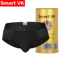 SmartVK英国卫裤第十代官方产品男式内裤能量VK男平角裤内裤健康男士三角裤(黑色 XL)