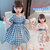女童连衣裙夏2021新款裙子3岁童装4洋气儿童5夏季短袖6薄款公主裙(蓝色 100)第3张高清大图