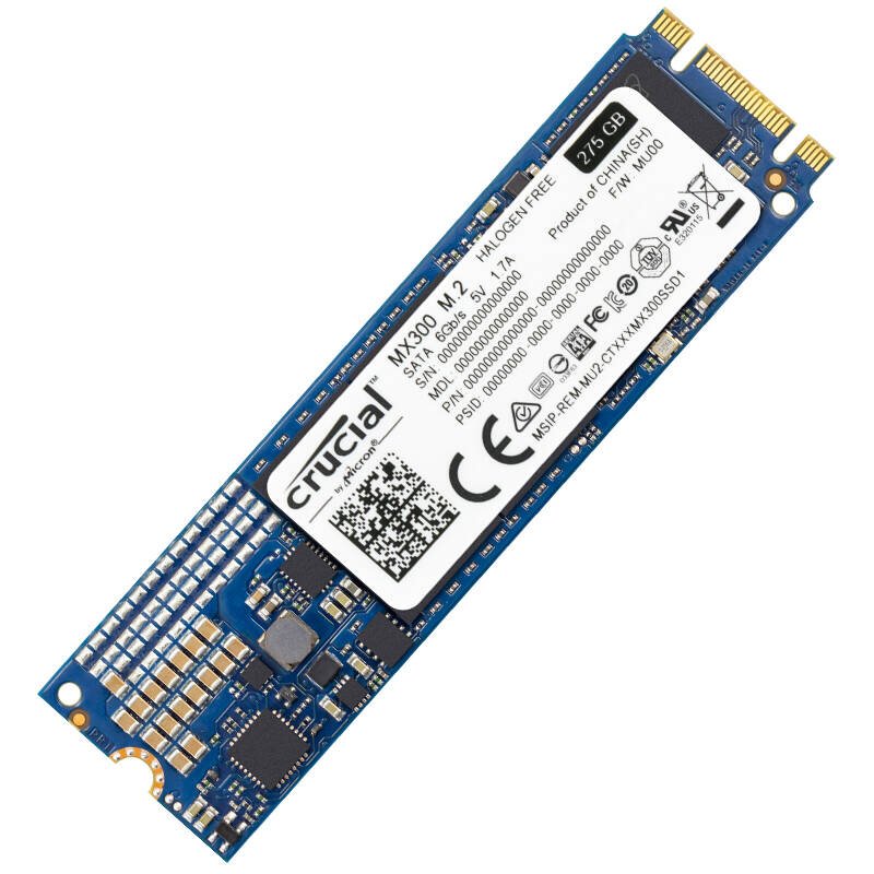 英睿达(crucial) mx300系列 275g m.2(ngff) 2280固态硬盘