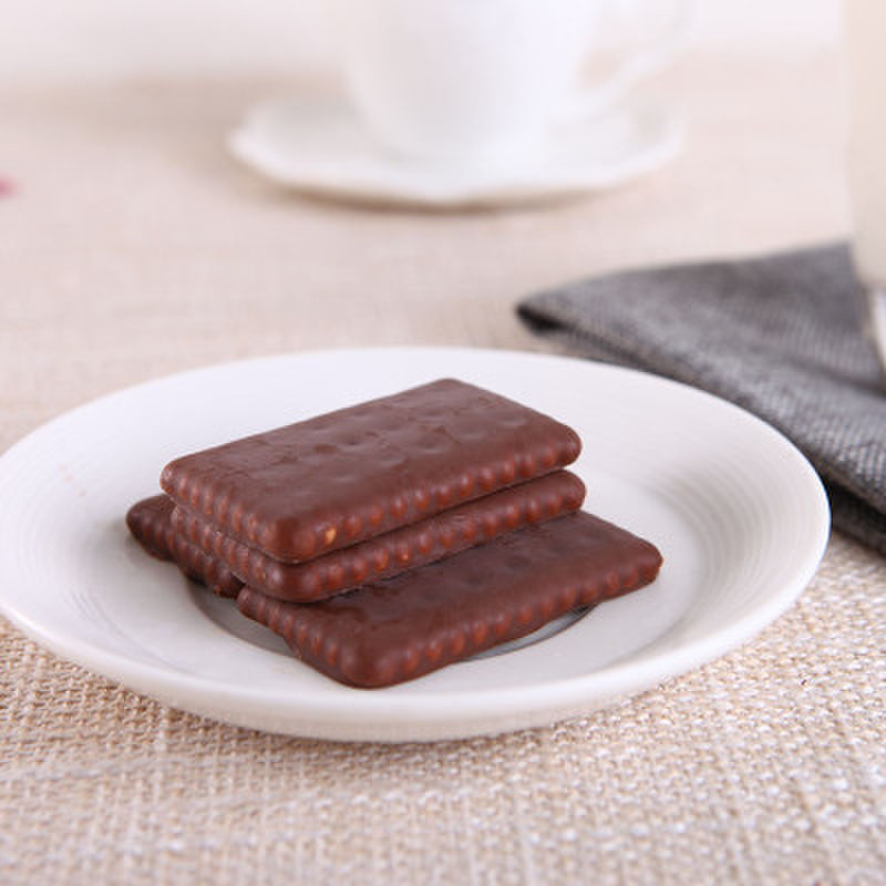 真巧涂层巧克力味饼干(韧性饼干) 380克/袋