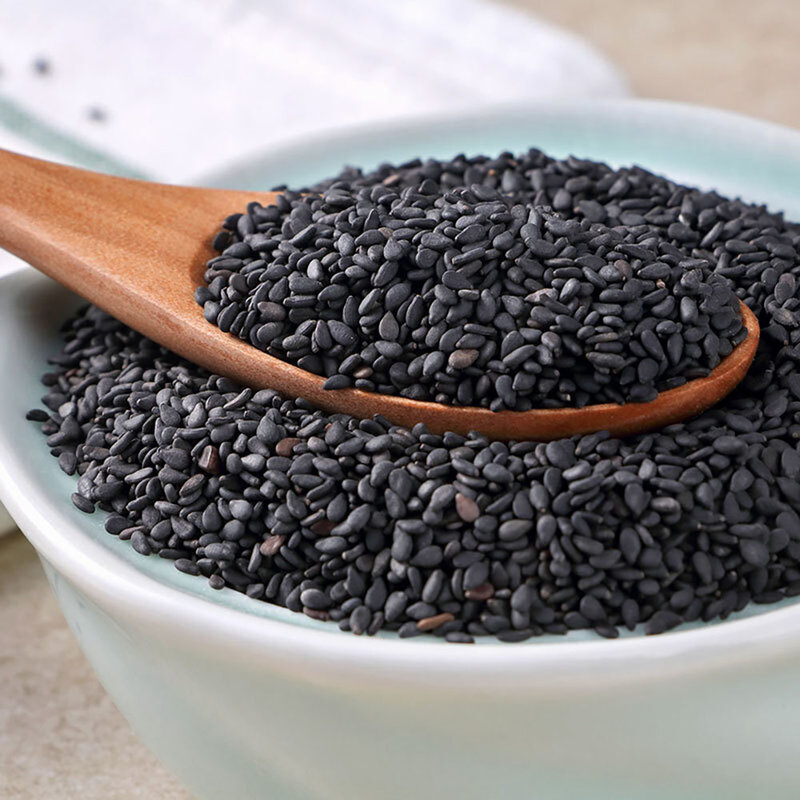 鲜山叔东北生黑芝麻500g1袋新品上市