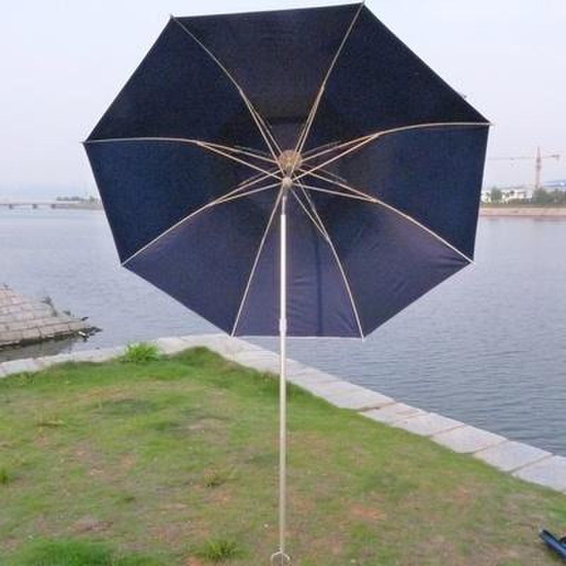 万向双层防紫外线钓鱼伞 渔具双层开口遮阳伞钓鱼用品