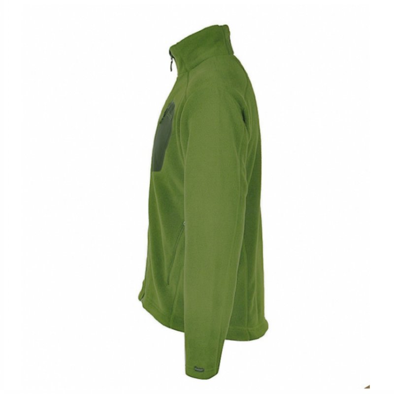 marmot 土拨鼠warmlight jacket 男士保暖抓绒衣拉链开衫83270(松绿色