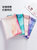 旅行天然橡胶超薄瑜伽垫铺巾防滑女薄款便携式可折叠体位线瑜珈毯(粉红色 1.0mm)第3张高清大图