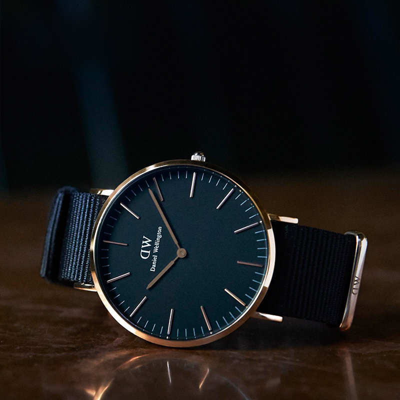 danielwellington丹尼尔惠灵顿dw尼龙新品40mm男士手表 dw00100148