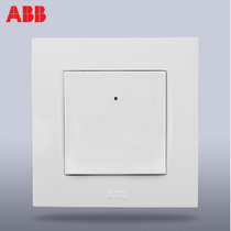 ABB由艺由艺一开单控带灯开关AU176 LED 86型开关插座 墙壁