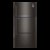 LG冰箱GR-B448BLA 445L炫晶黑三门风冷无霜双门变频门中门吧台电冰箱 黑色第2张高清大图