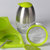 克芮思托 玻璃调味罐五件套 不锈钢玻璃调味瓶创意厨房油壶醋瓶套装(绿色 调料罐3个 油壶2个底座1个)第3张高清大图