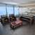DF办公沙发茶几组合简约现代木质沙发商务办公室DF-0986三人位沙发第3张高清大图