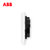 ABB开关插座面板套装德逸系列白色五孔插座86型二三极墙壁电源插座开关面板套餐合集(五孔插座)第4张高清大图