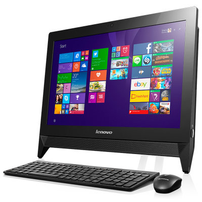 联想（Lenovo）C2030 19.5英寸一体机电脑【赛扬3205U 2G 500G 摄像头 Wifi Win8.1）黑色】