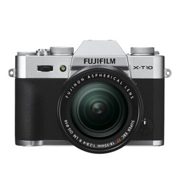 【富士XT10单电\/微单相机含18-55镜头(银色)套