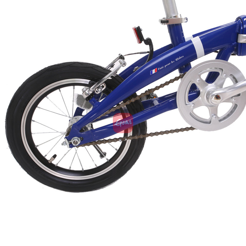 雷诺renault折叠公路骑行自行车14寸fdb14星海蓝(星海蓝)