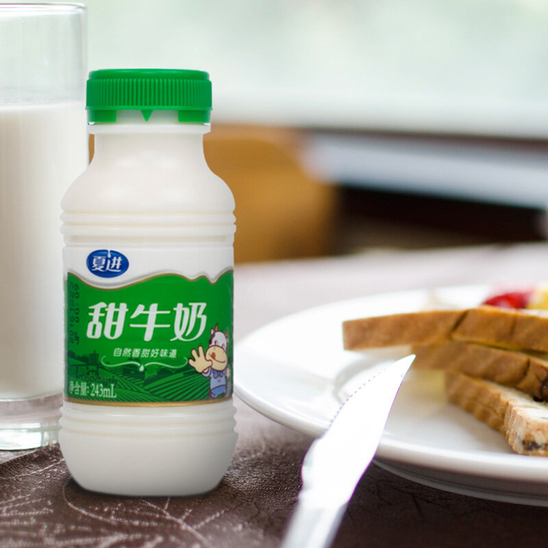 夏进甜牛奶243ml15瓶礼盒装整箱装