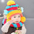 秋冬婴儿帽子围脖套装1-2岁毛线帽围巾男女宝宝帽子0-3-6-12个月(粉色)第5张高清大图