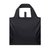 蔸蔻折叠购物袋单肩包锦纶黑色 纯色，折叠，超轻第2张高清大图