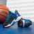 迈凯恩品牌儿童篮球鞋2022新款男童网面透气运动鞋男孩网鞋中大童防滑高帮跑步鞋(黑蓝685 40（24）)第5张高清大图